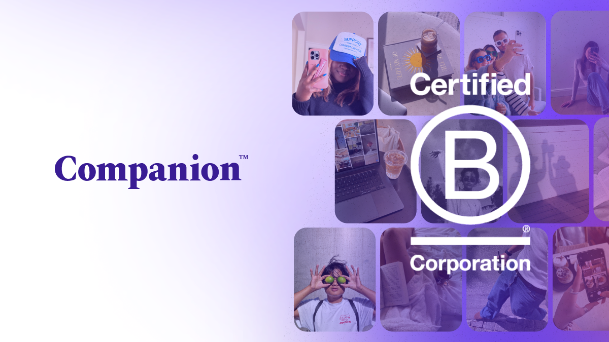 Companion is B Corp Certified