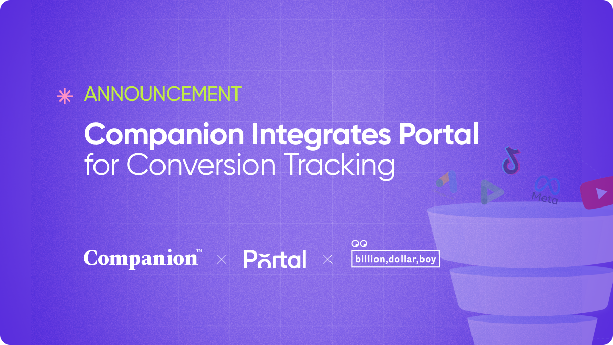 Companion Integrates Portal for Conversion Tracking