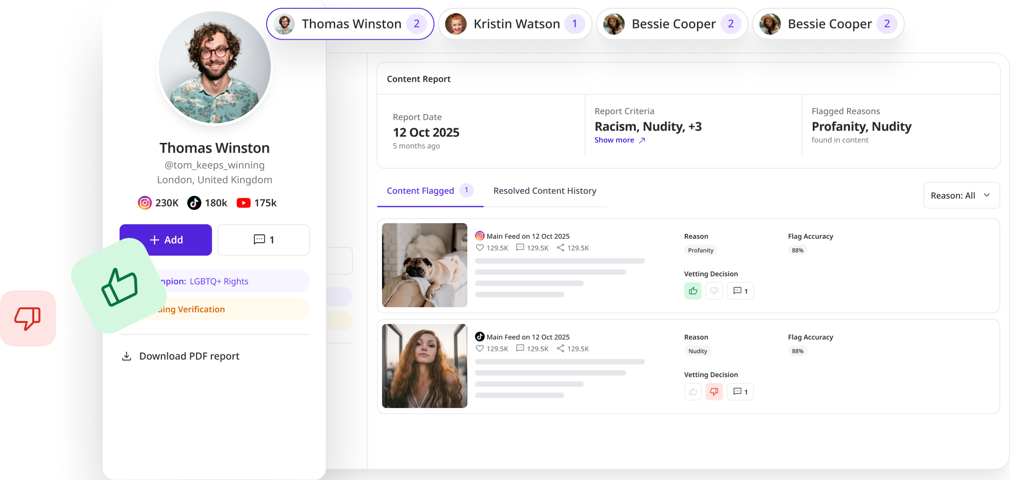 Find lookalike influencers