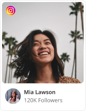 Influencer Card - Mia Lawson